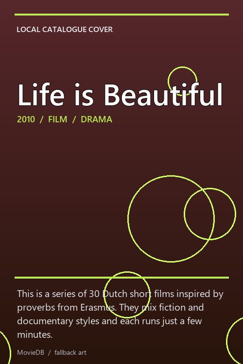 Life is Beautiful poster