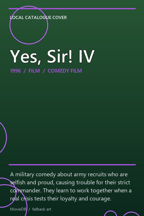 Yes, Sir! IV poster