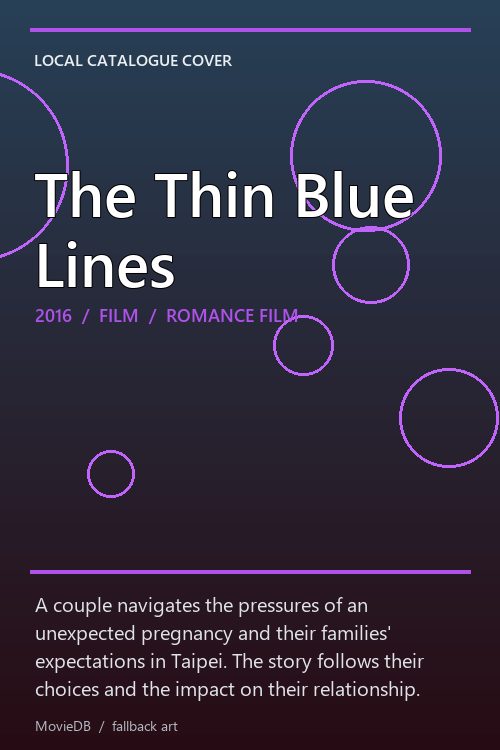 The Thin Blue Lines poster