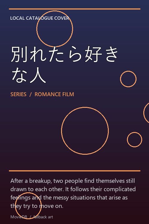 別れたら好きな人 poster