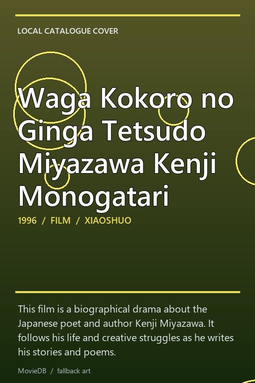 Waga Kokoro no Ginga Tetsudo Miyazawa Kenji Monogatari poster