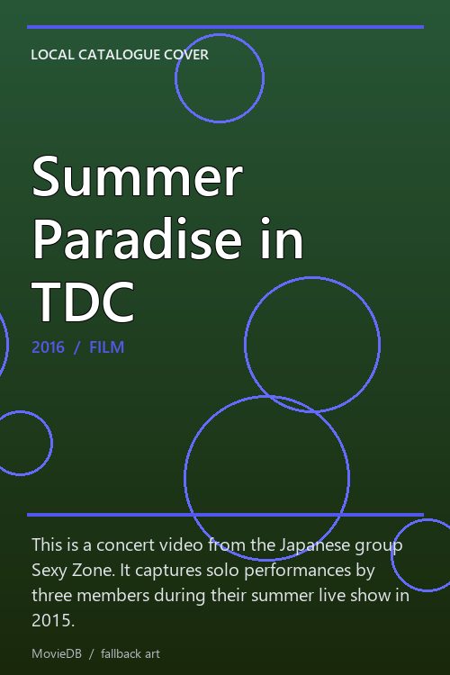 Summer Paradise in TDC poster