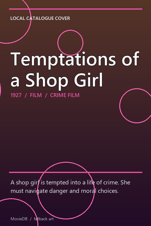 Temptations of a Shop Girl poster