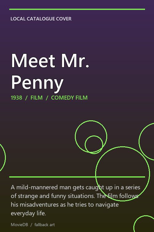 Meet Mr. Penny poster