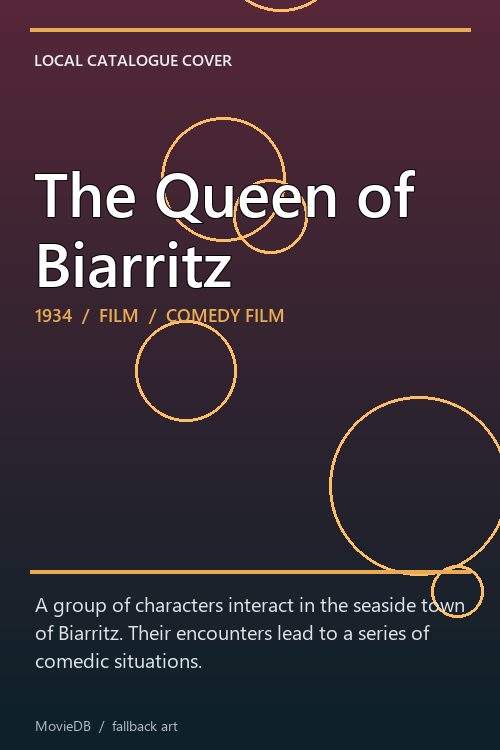 The Queen of Biarritz poster