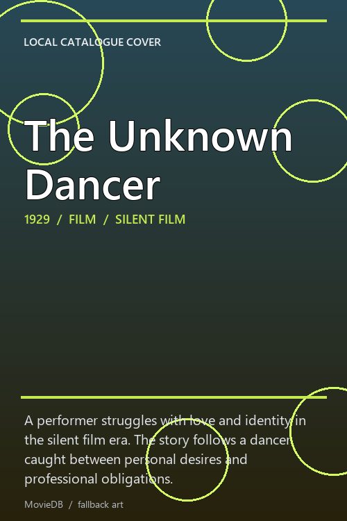 The Unknown Dancer poster