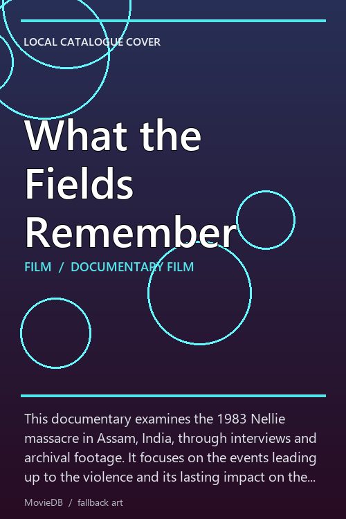 What the Fields Remember poster
