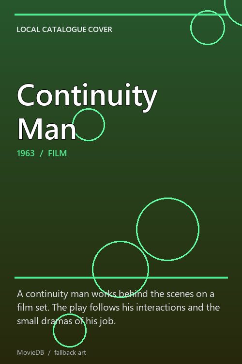 Continuity Man poster
