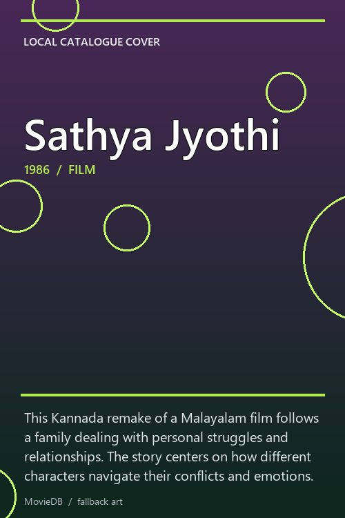 Sathya Jyothi poster