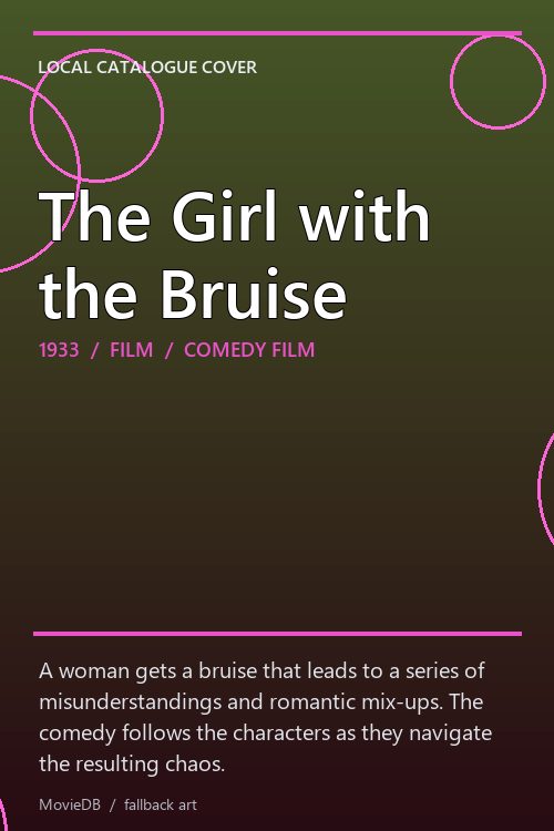 The Girl with the Bruise poster
