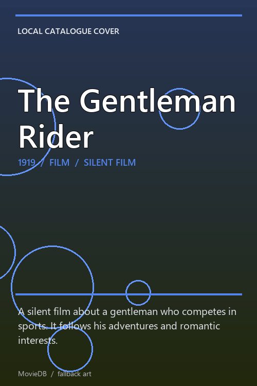 The Gentleman Rider poster