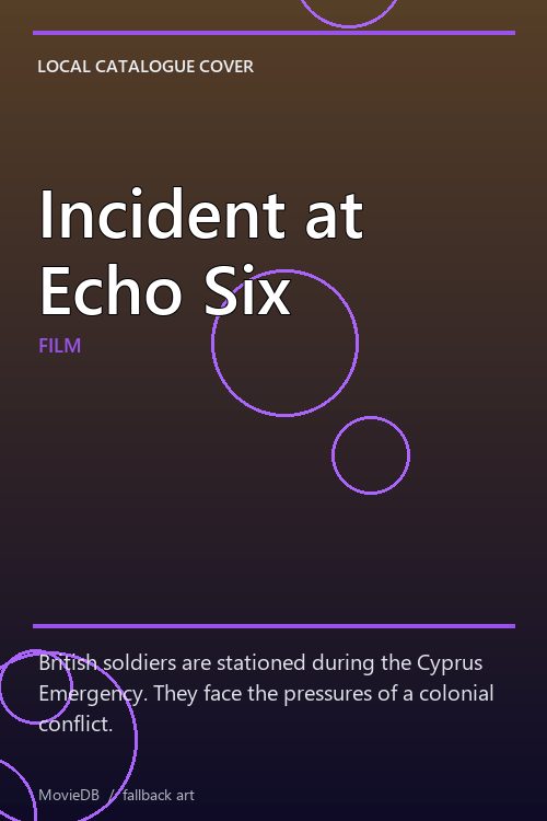 Incident at Echo Six poster