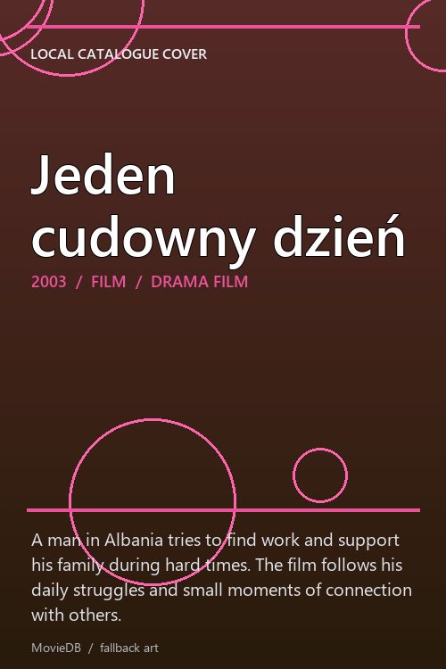 Jeden cudowny dzień poster