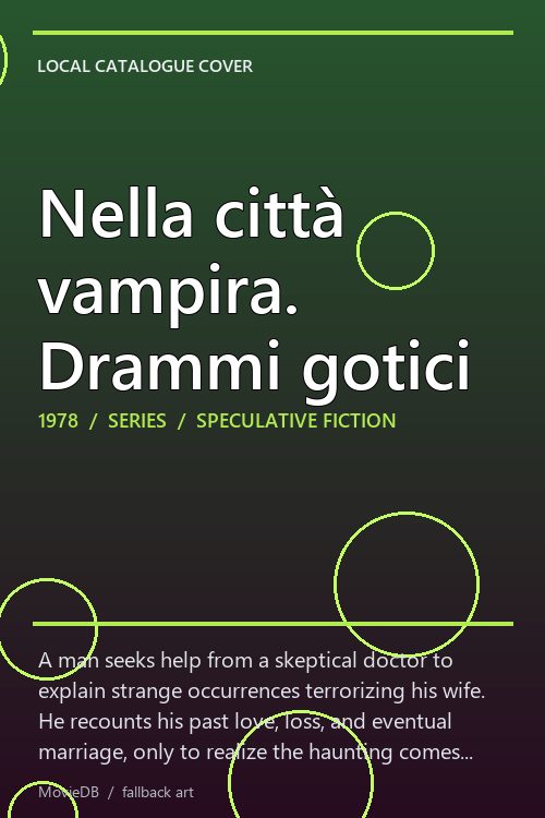 Nella città vampira. Drammi gotici poster