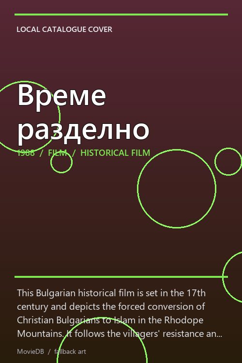Време разделно poster