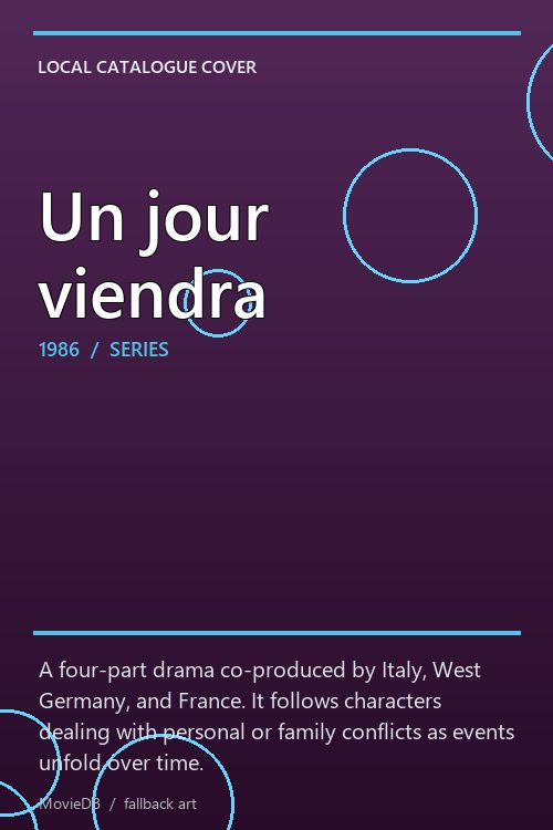 Un jour viendra poster