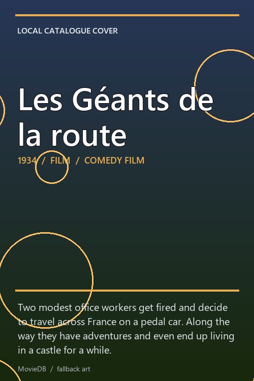 Les Géants de la route poster