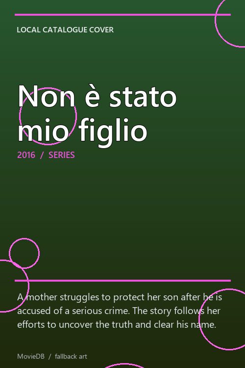 Non è stato mio figlio poster