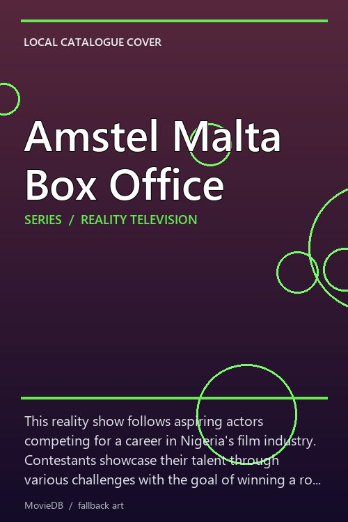 Amstel Malta Box Office poster