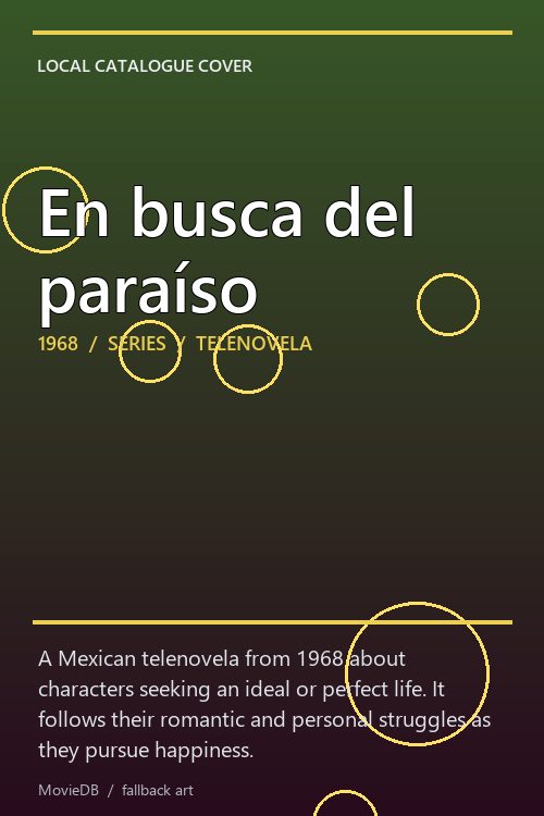 En busca del paraíso poster