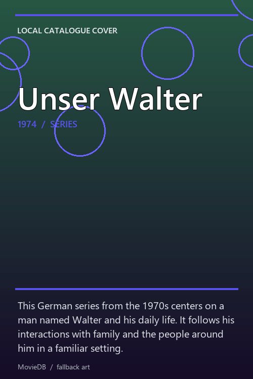Unser Walter poster