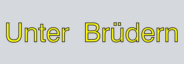 Unter Brüdern poster