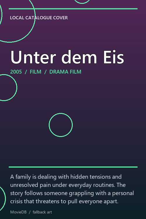 Unter dem Eis poster