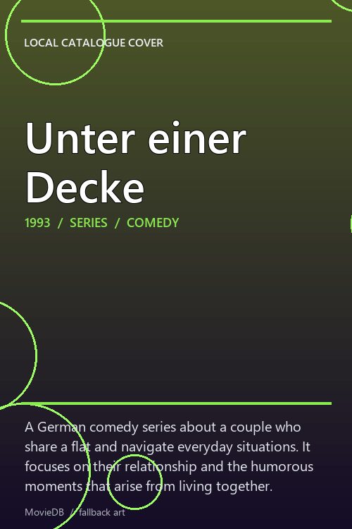Unter einer Decke poster