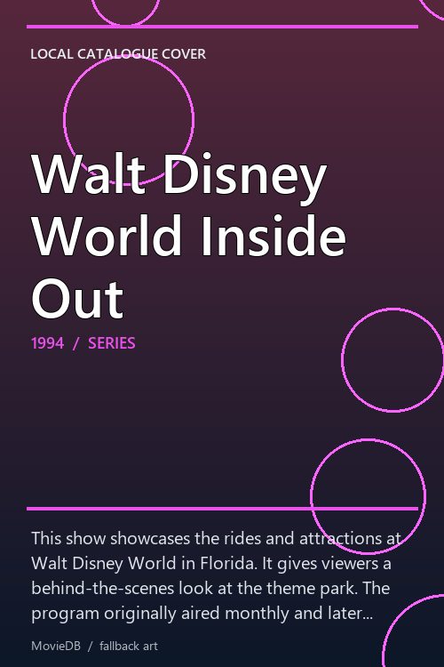 Walt Disney World Inside Out poster