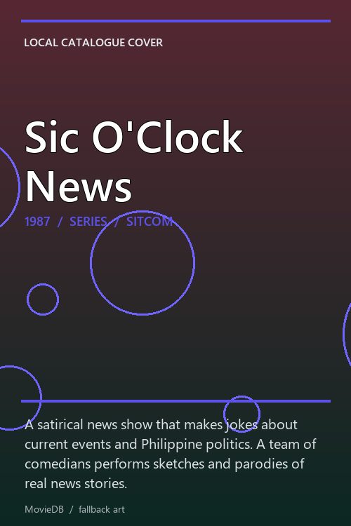 Sic O'Clock News poster