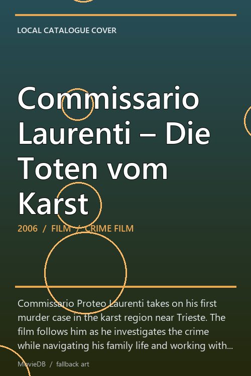 Commissario Laurenti – Die Toten vom Karst poster