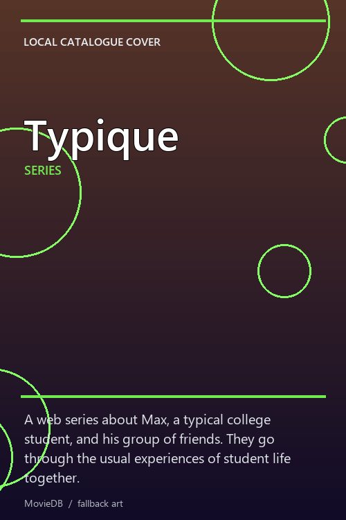 Typique poster