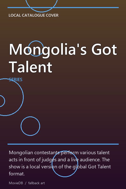 Mongolia's Got Talent poster