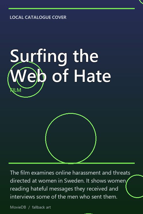 Surfing the Web of Hate poster