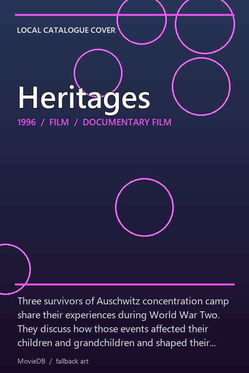 Heritages poster
