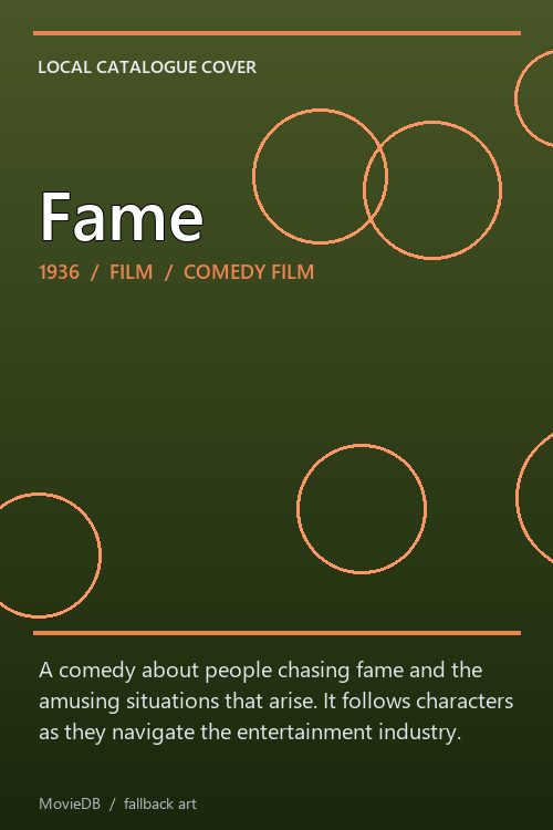 Fame poster
