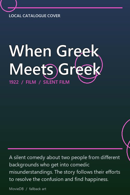 When Greek Meets Greek poster