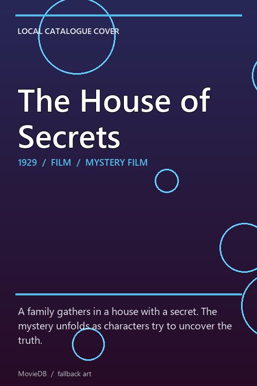 The House of Secrets poster