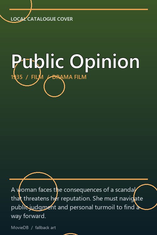 Public Opinion poster