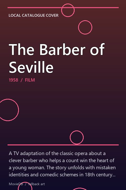 The Barber of Seville poster