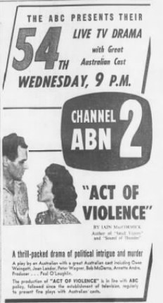 Act of Violence poster