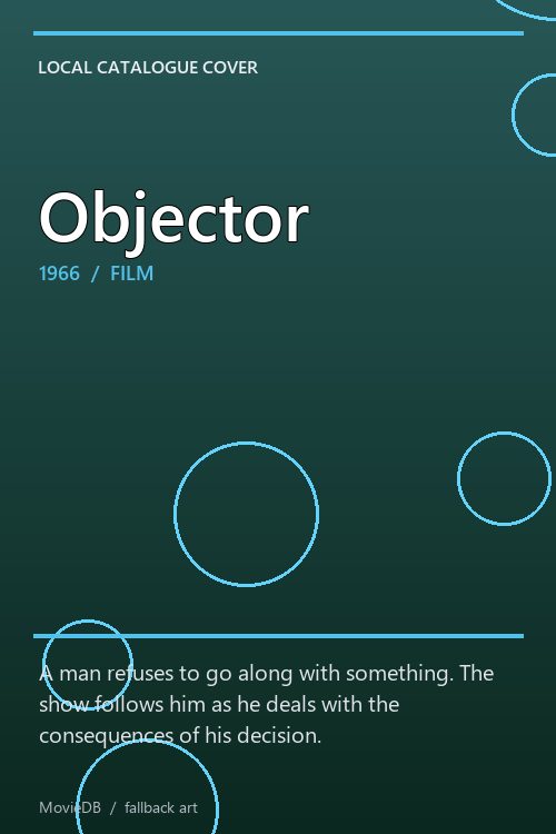 Objector poster