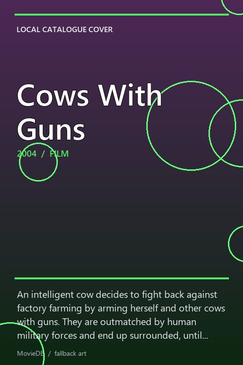 Cows With Guns poster