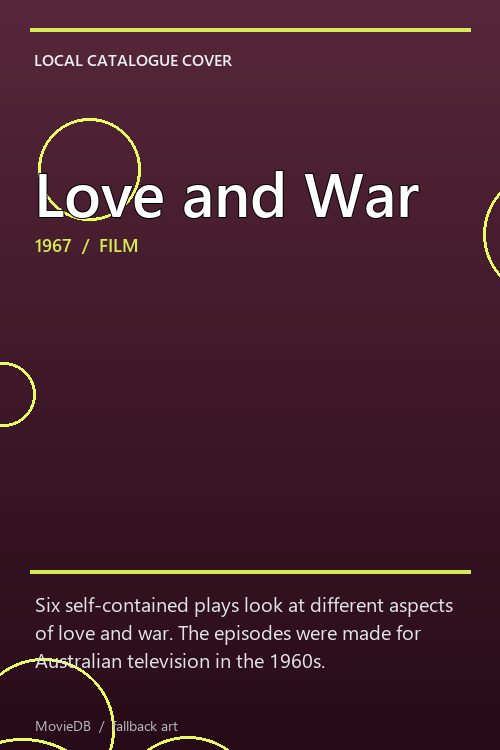 Love and War poster