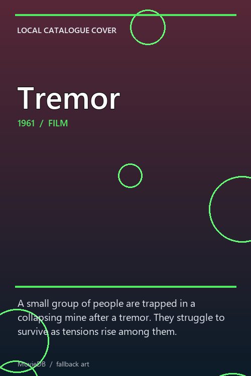 Tremor poster