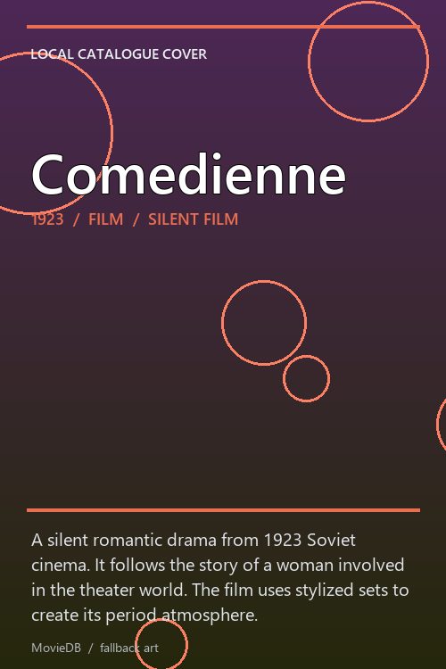 Comedienne poster