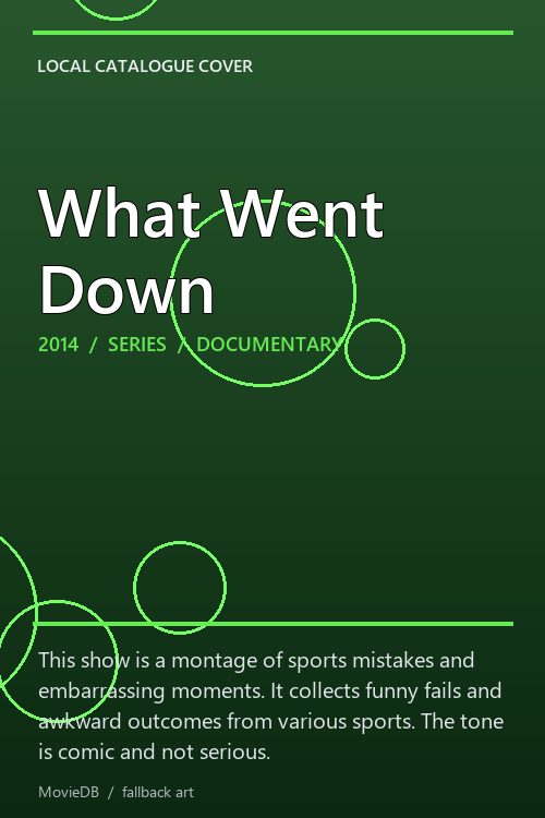 What Went Down poster