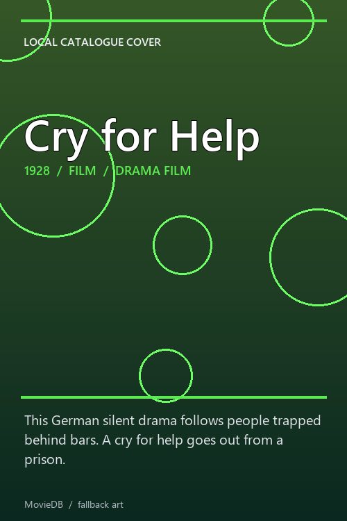 Cry for Help poster