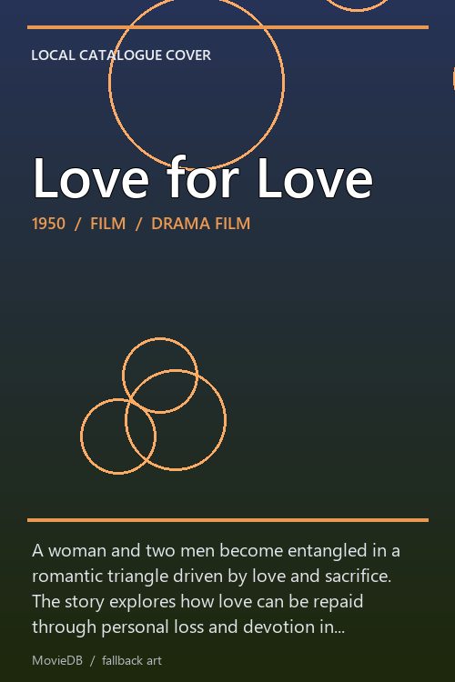 Love for Love poster
