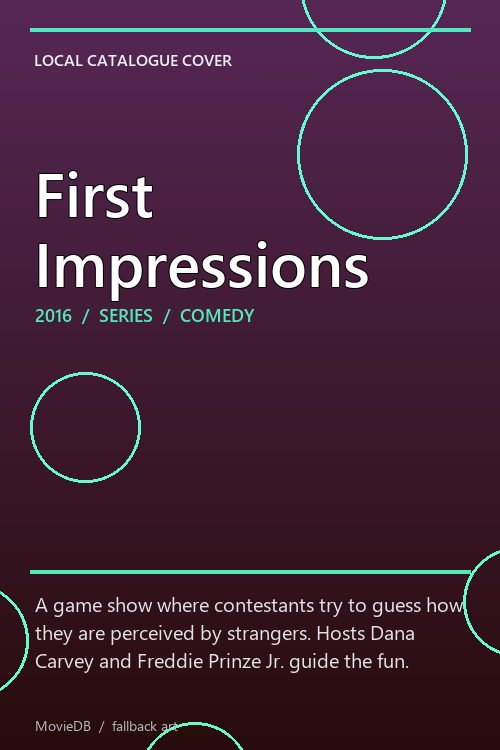 First Impressions poster
